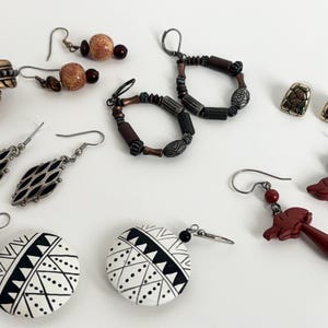 Earrings Lot of 7 Pairs Vintage/Modern Pierced