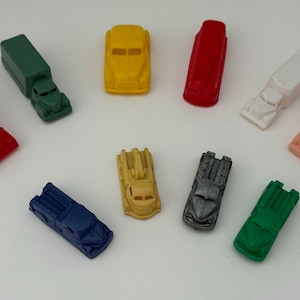 Plastic Toy Car Lot Vintage