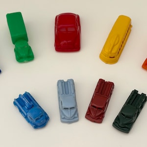 Plastic Toy Car Lot Vintage