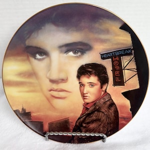 Elvis Presley “Heartbreak Hotel” Porcelain Plate from Delphi 1992