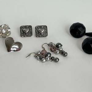 Earrings Lot Vintage Pierced
