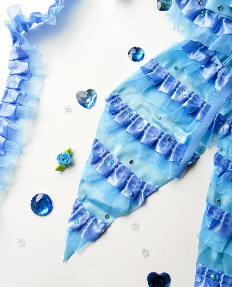Harry Potter’s Hermione Granger | Brightest Witch of Her Age Blue Yule Ball Inspired Hair Bow image 2