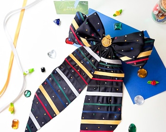Harry Potter Hogwarts Houses | Sorting Ceremony Bow (Black)