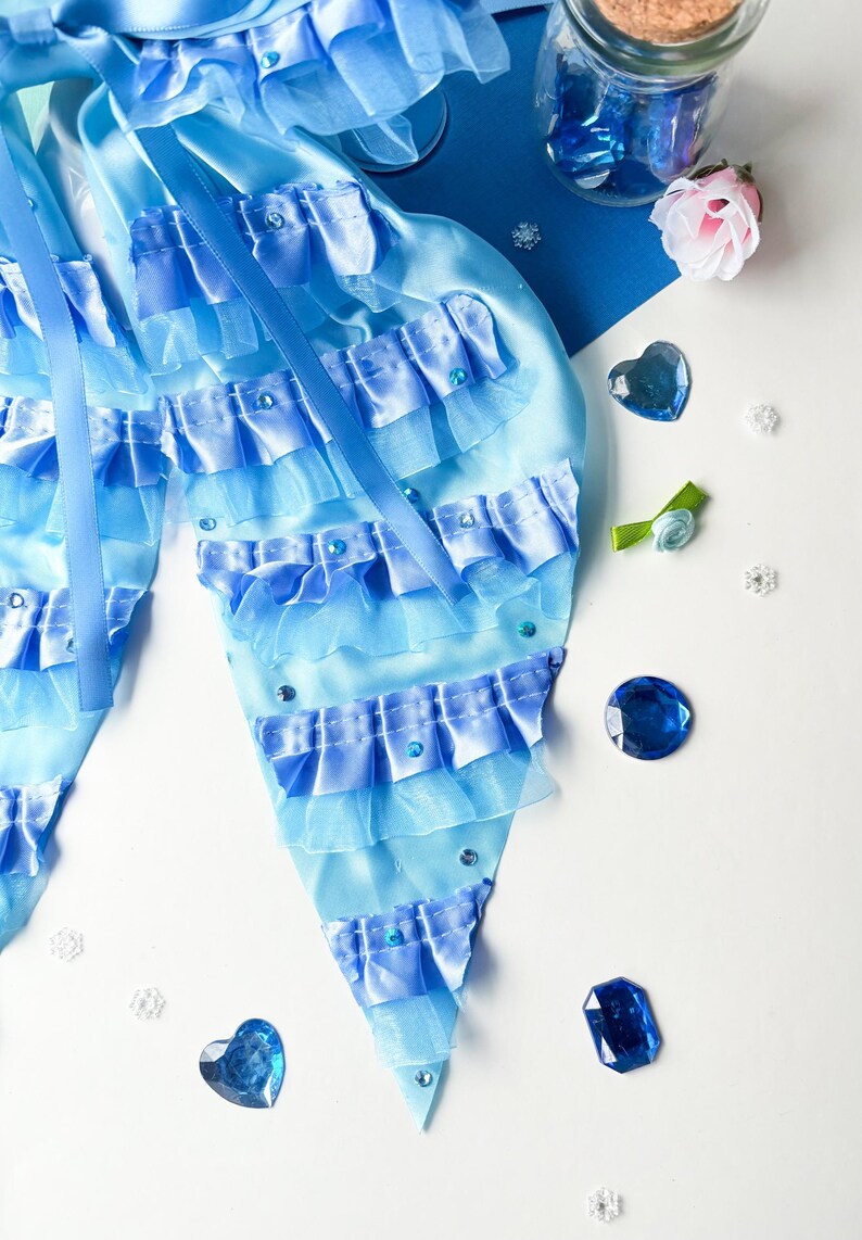Harry Potter’s Hermione Granger | Brightest Witch of Her Age Blue Yule Ball Inspired Hair Bow image 5