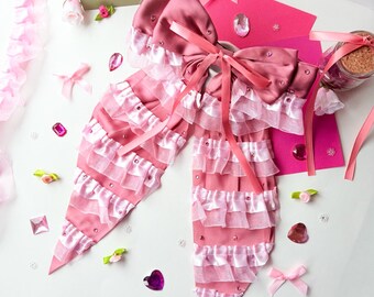 Harry Potter’s Hermione Granger | Brightest Witch of Her Age Pink Yule Ball Inspired Hair Bow
