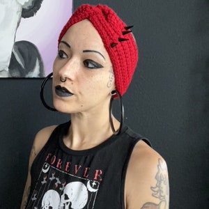 Twisted Spike Headband, Headband, Goth, Alternative Accessary