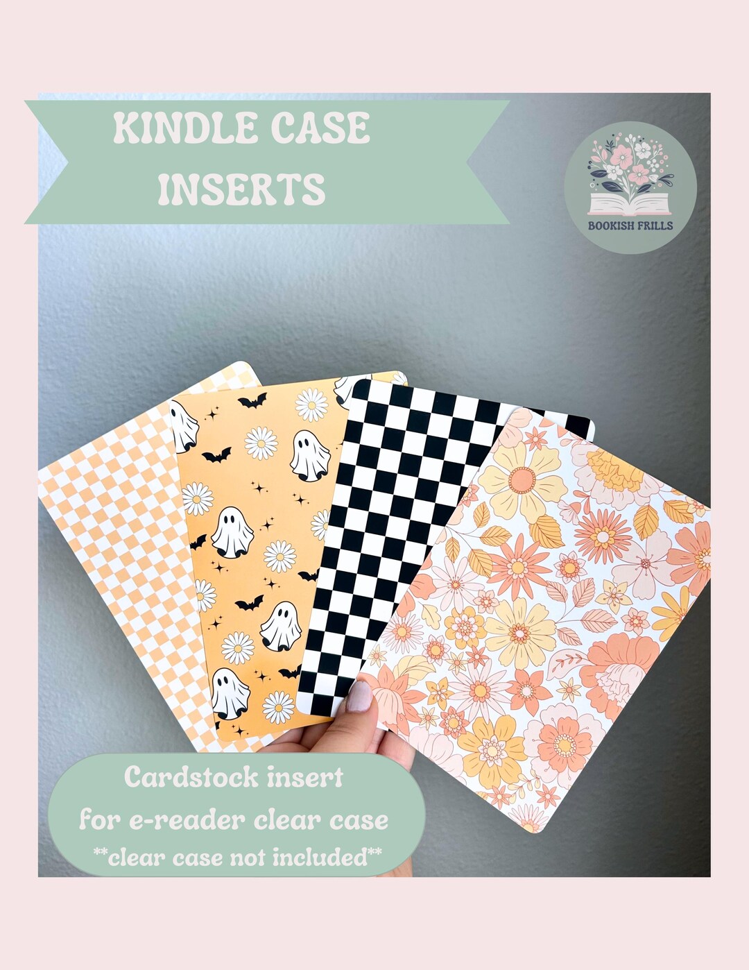Halloween Kindle Case Inserts | E Reader Clear Case Backgrounds ...