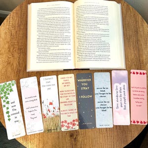 Evermore Inspired Bookmarks | Ivy Bookmark | Champagne Problems Bookmark | Swiftie Inspired Bookmark Set