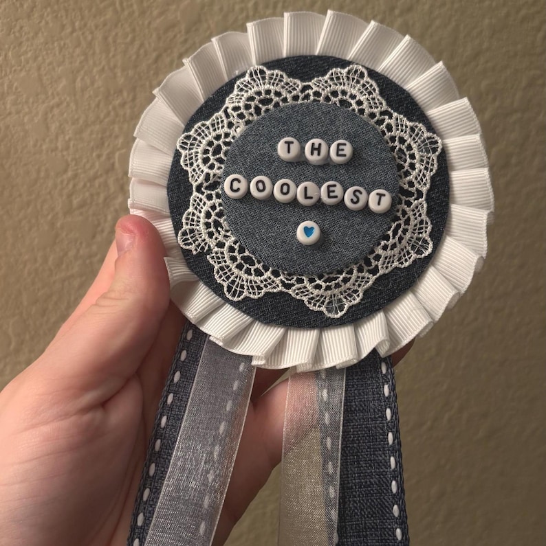 Codolested Ribbon Personalized Ribbon Rosette - Etsy