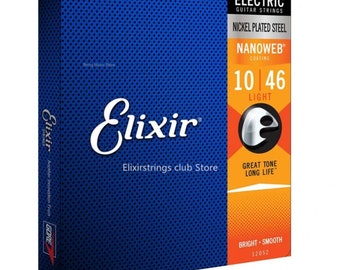 Elixir nanoweb electric guitar strings 10-46