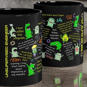 Mok grappige ingenieur: Engineering Jokes koffiekop cadeau (11 oz en 15 oz)