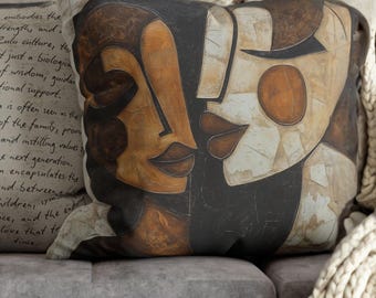 Umama Zulu Definition Pillow Case, Modern African Home Decor, Mother's Gift, African Themed Cushion Cover with Definition of Mother