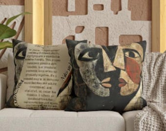 African Art Pillowcase: Ndiyakucinga Xhosa Definition, Modern Decor