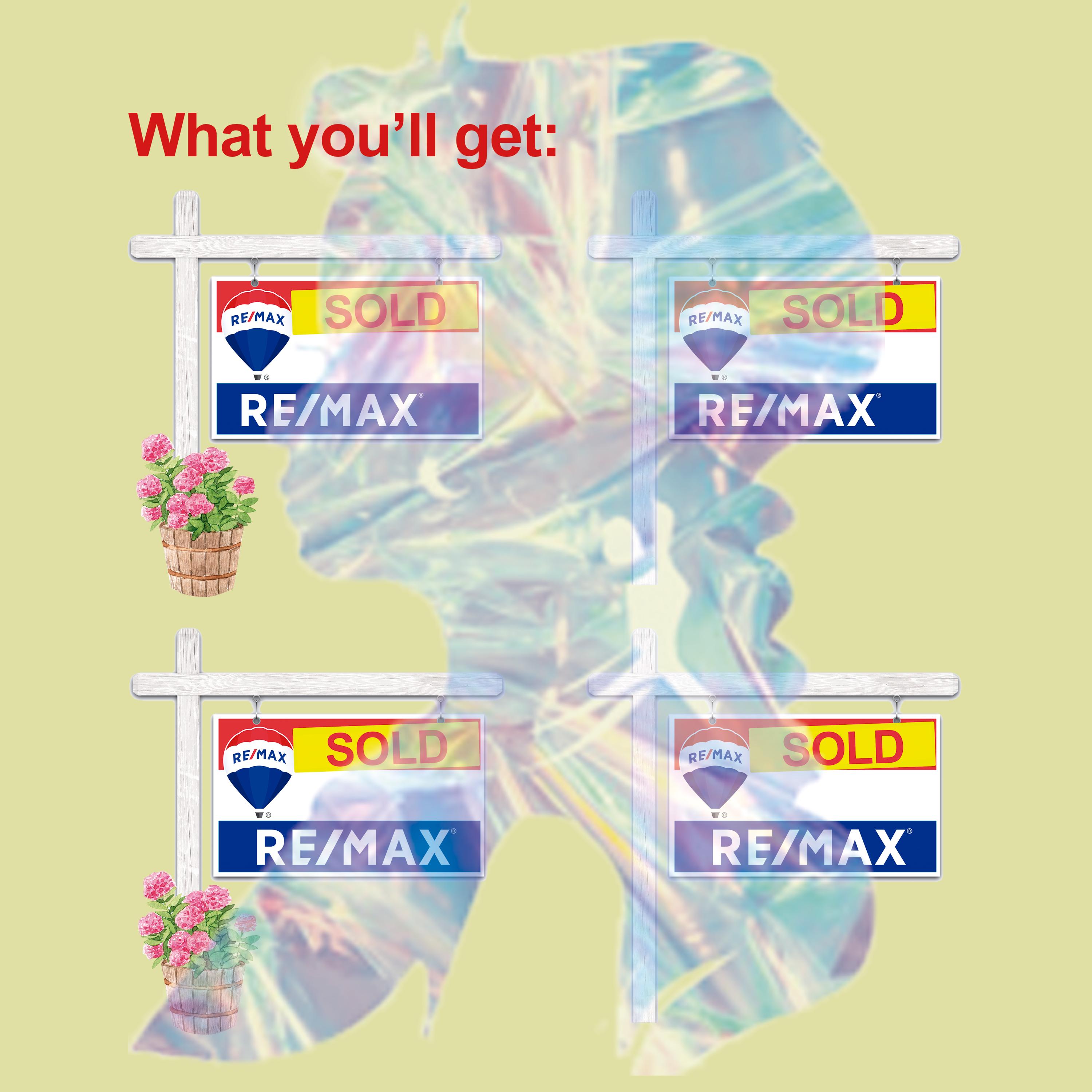 Digital Real Estate Yard Sign Remax for Sale Sign PNG Instant Download ...