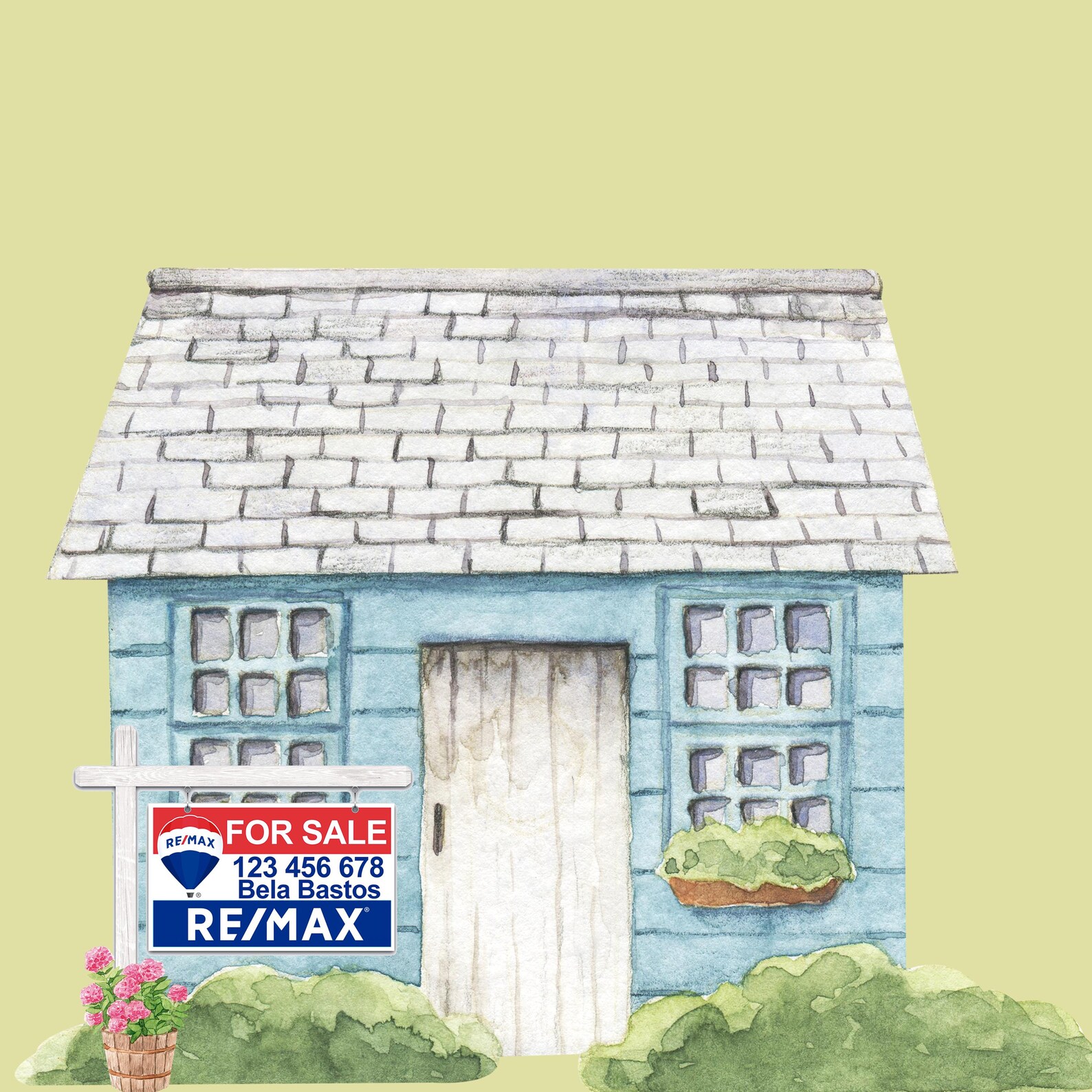 Digital Real Estate Yard Sign Remax for Sale Sign PNG Instant Download ...