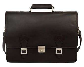 Genuine Leather Messenger Bag Laptop Bag Shoulder Bag for Women Gift For Men Office bag Work Briefcase Large Satchel Rustic Bag