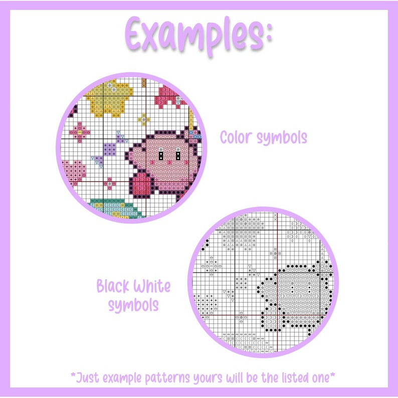Purple Villagers, Animal Crossing Cross Stitch Pattern, New Leaf, New