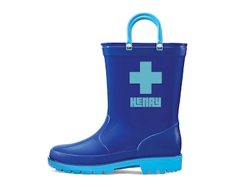 Personalized Kids' Rain Boots | Blue