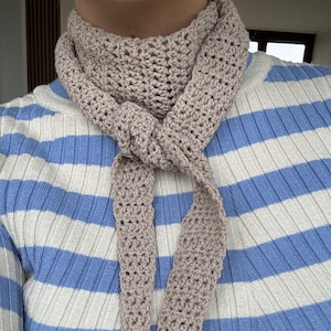 Easy Crochet Scarf Pattern - Beginner Friendly, All-Season Cozy Scarf, DIY Crochet Accessory, Quick Crochet Gift, Casual Scarf Pattern
