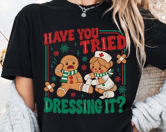 Wound Care Nurse Christmas Shirt, Funny RN Gingerbread Sweatshirt, Gift for Hospital Coworker