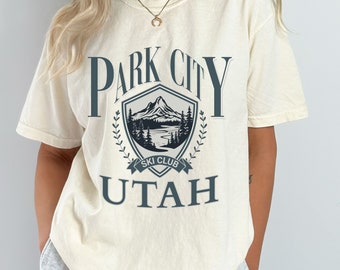 Camisa unisex de Park City Utah, vacaciones de esquí de invierno, regalo de snowboard, camiseta de despedida de soltera, camisa de despedida de soltero, regalo de boda de destino