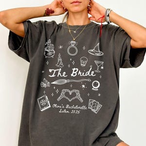 Salem Bachelorette Shirts, Salem Girls Trip, Custom Comfort Colors Bach Tees, Halloween Bachelorette Shirts, Witch Bach Group Shirts