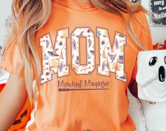Wizard Mom Shirt, Comfort Colors Fantastic Mom Shirt, Wizarding Magic Graphic T Shirt, Wizard World Mom Tee Halloween Park Shirt