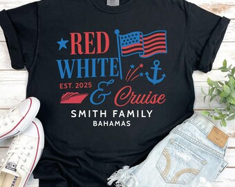 4th of July Cruise Shirts, Family Cruise Matching Tank Top, Group Vacation Shirts, Comfort Colors Cruise Crew, Independence Day Cruise Tees