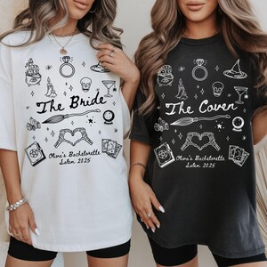Halloween Bachelorette Shirts, Salem Bachelorette Party, Salem Girls Trip, Custom Comfort Colors Bach Tees, Witch Bachelorette Group Shirts