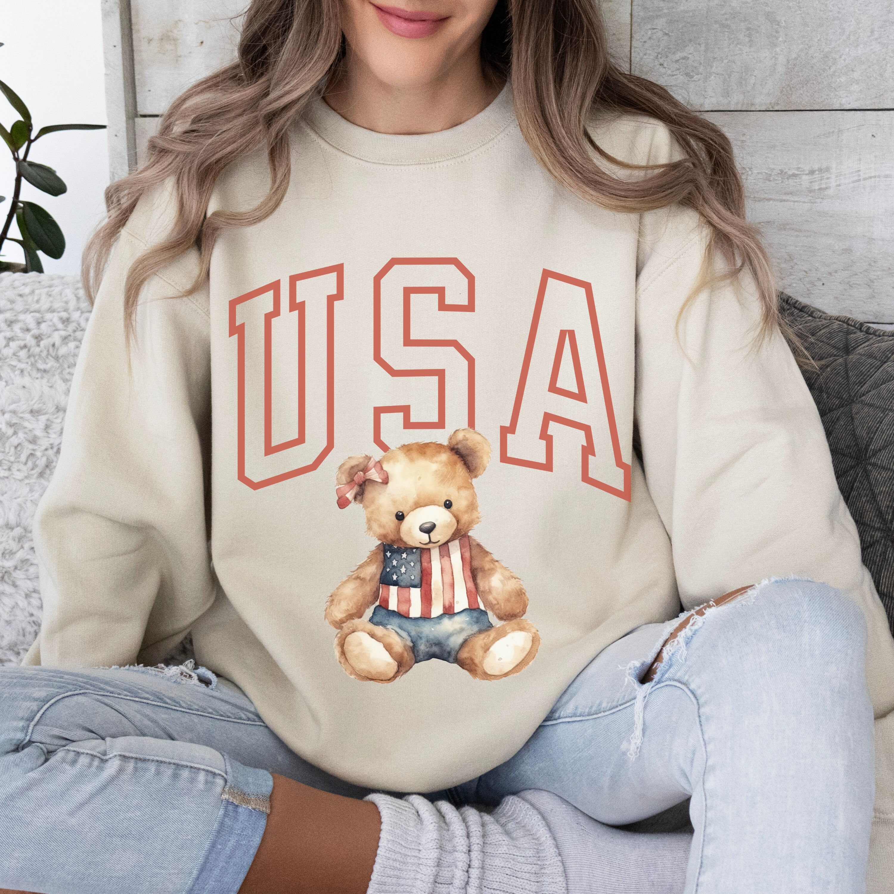 [CPGN STUDIO ]★Shooting Bear Raglan Sweatshirt Designer fashion, Seoul-fully created | W Concept