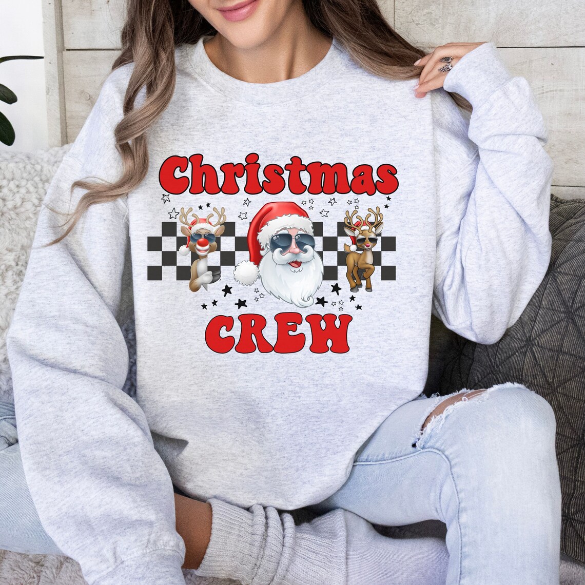 Family Matching Santa Claus Red Sweatshirt