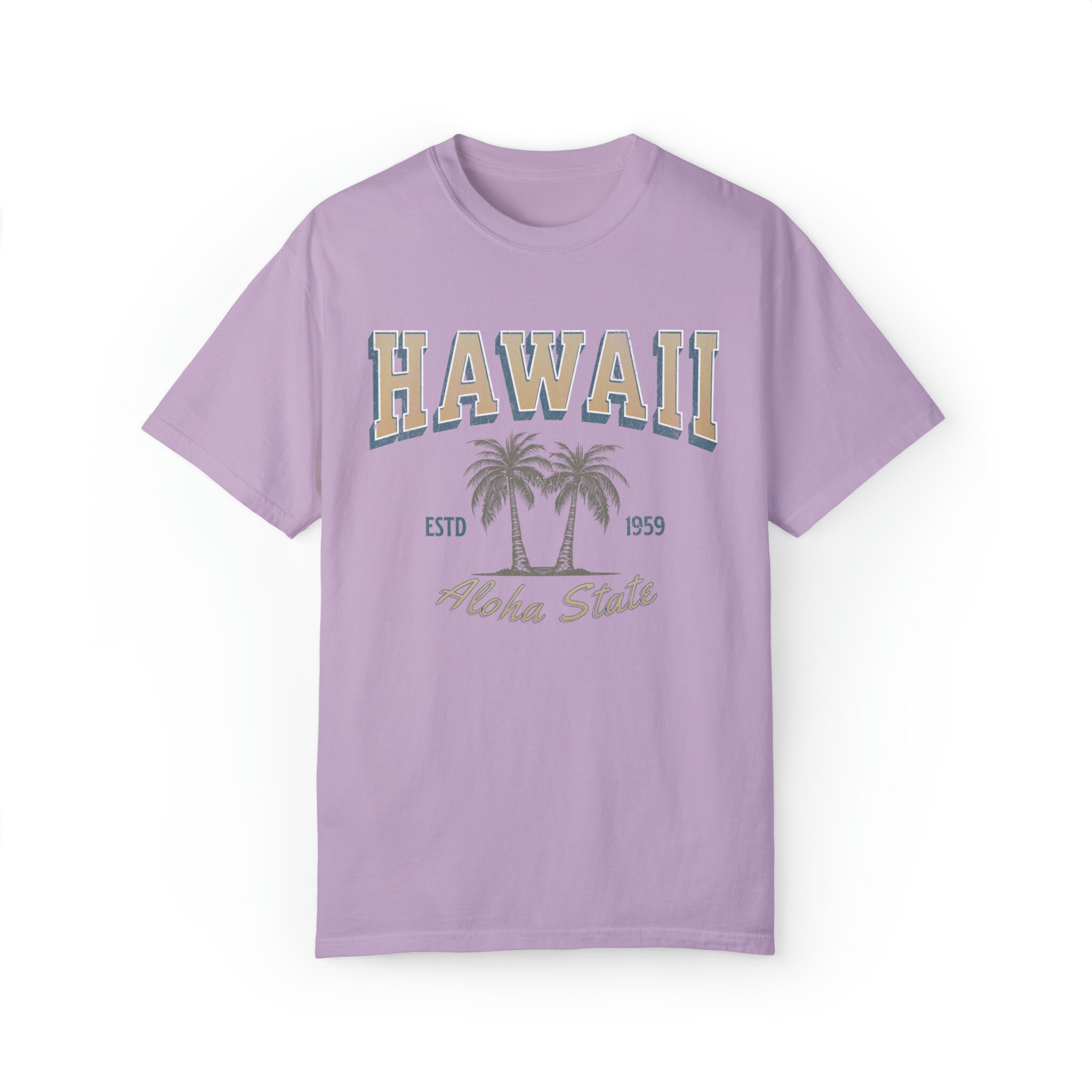 Vintage Hawaii Shirt Hawaii Vacation Tshirt Blue Hawaii Tee - Etsy