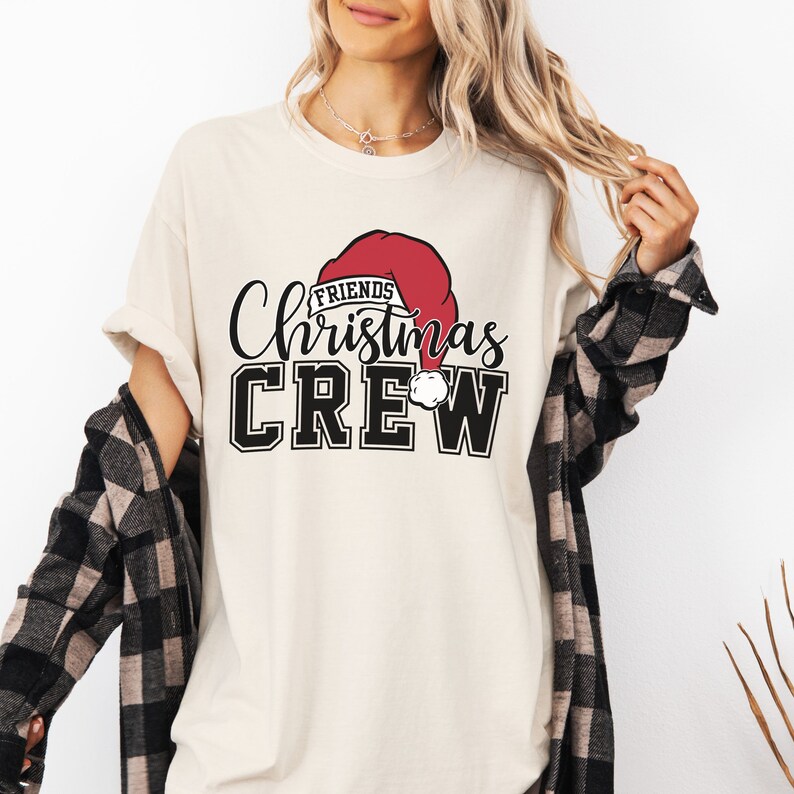 Family Christmas Shirt, Comfort Colors Christmas Crew Tee, Group