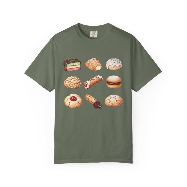 Italian Christmas Cookie Shirt, Xmas Eve Pajama Tshirt, Cookie Party Tee, Hostess Baking Gift image 8