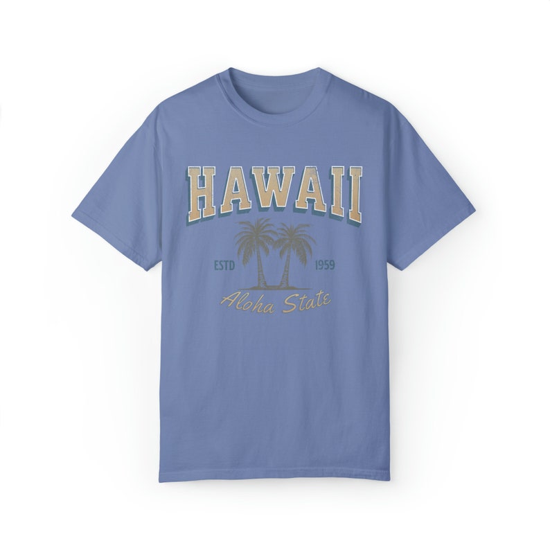 T-shirt Hawaii Princess Croisières - Bleu Taille M - Occasion Bon état
