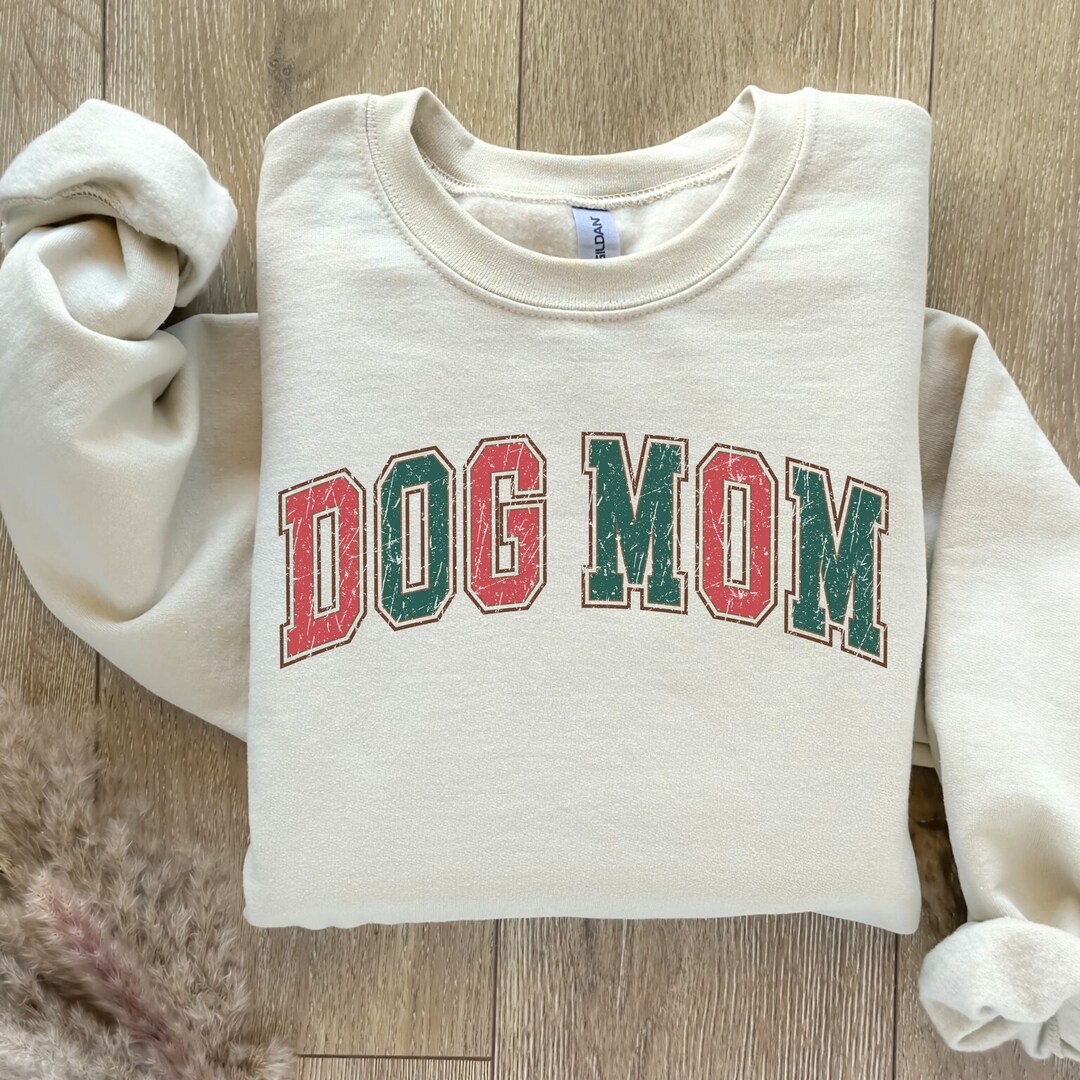 Christmas Dog Sweatshirt, Dog Mom Gift, Christmas Gift for Dog Owner