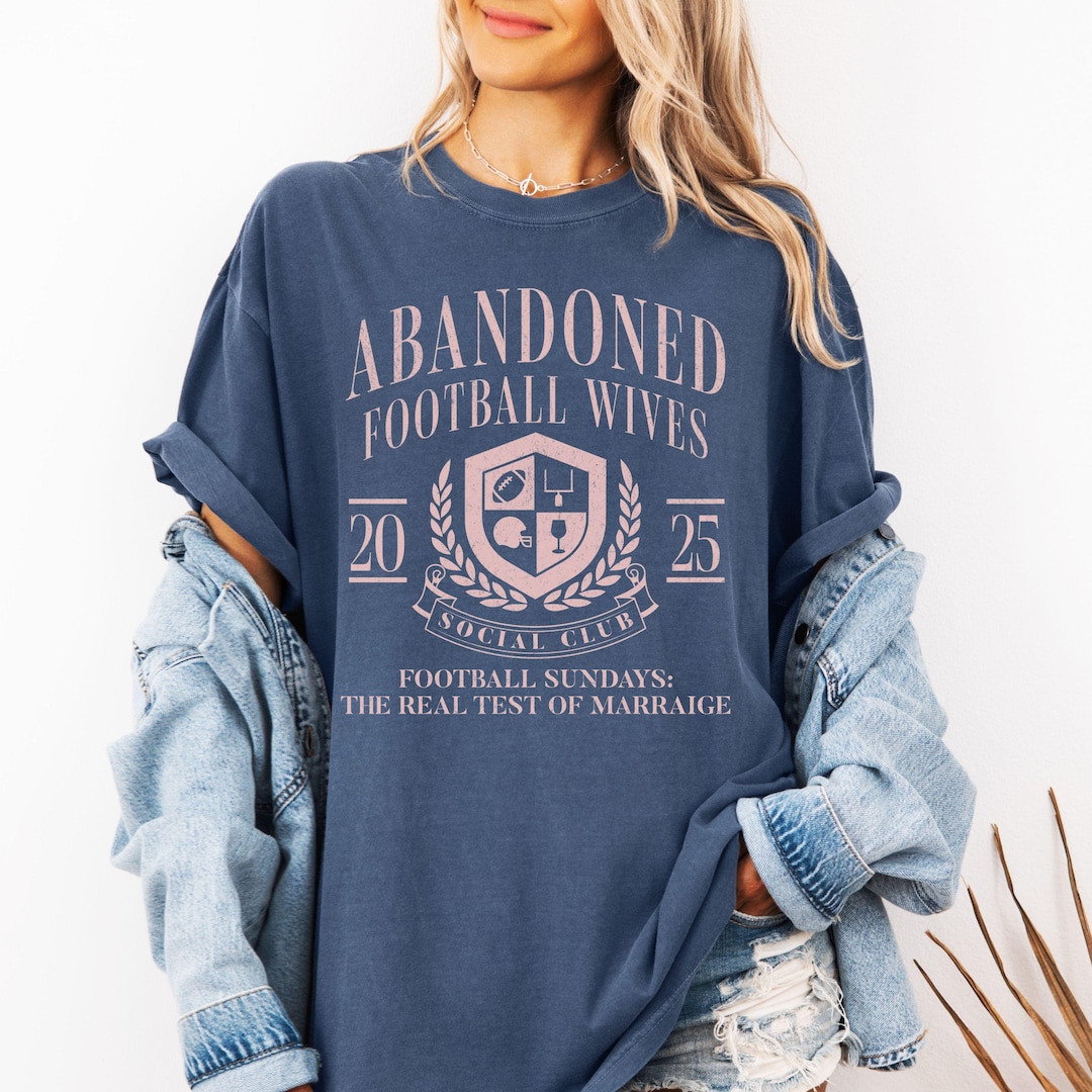 Football Shirt Women, Football Saying T-Shirts, Wife Tee