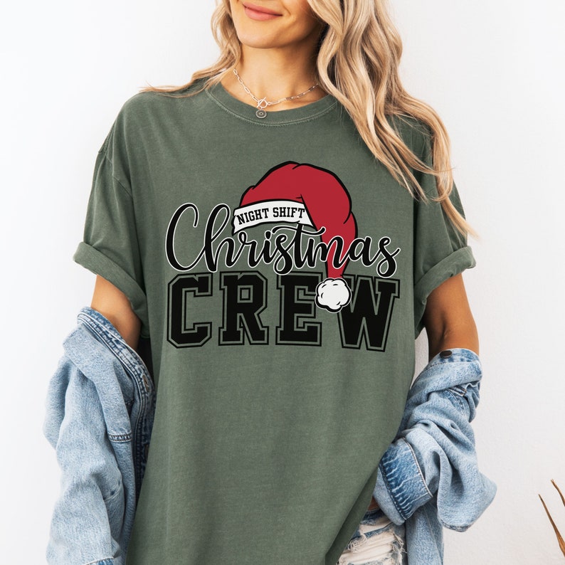 Family Christmas Shirt, Comfort Colors Christmas Crew Tee, Group