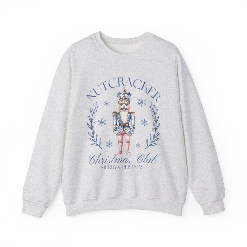 Nutcracker Sweatshirt, Toile Christmas Nutcracker Sweater, Christmas Club, Nutcracker Ballet, Christmas Gifts, Christmas Party Sweater image 9