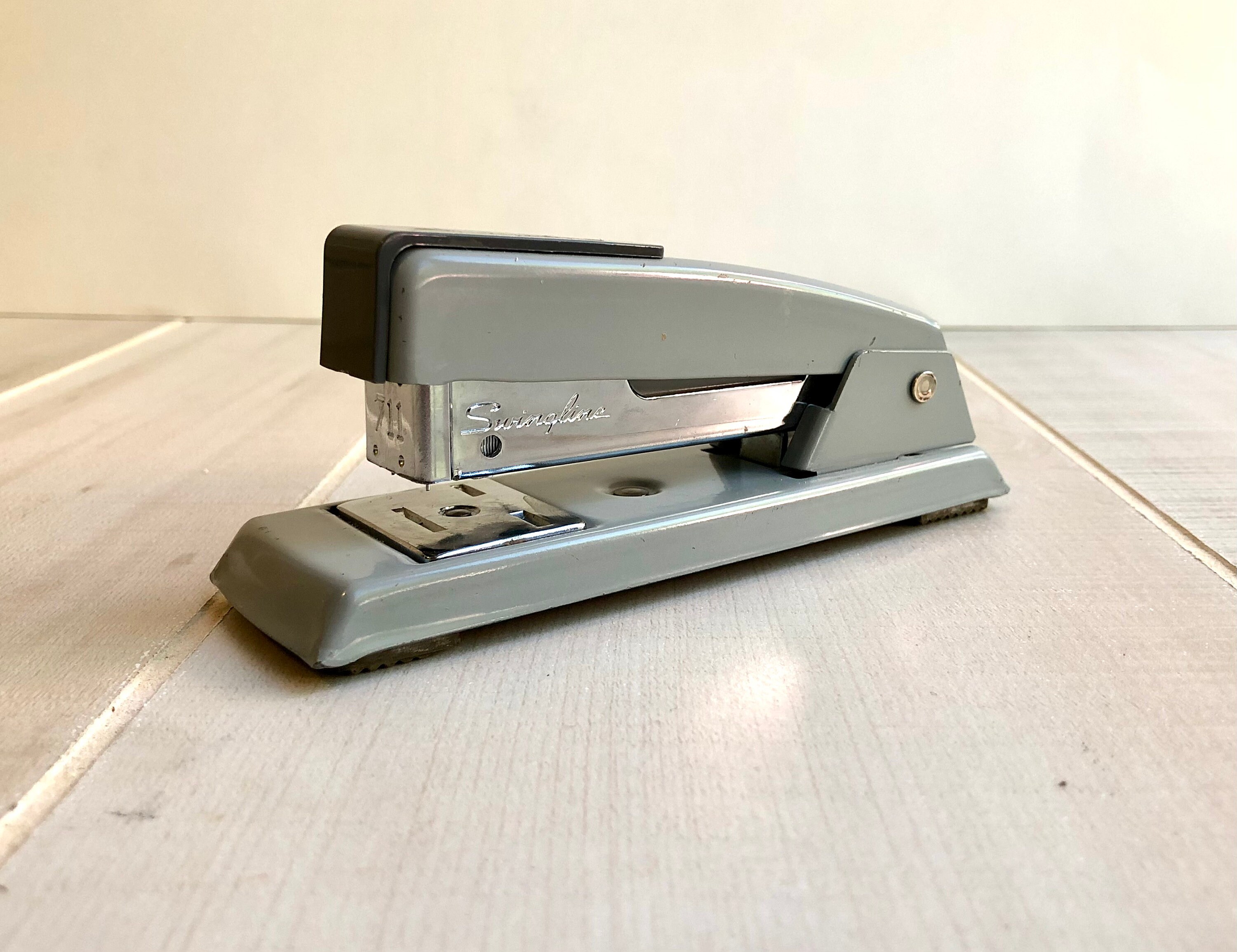 Vintage Stapler Automatic Electric Swingline industrial 1950s Model 66-A  Serial No. 119800 