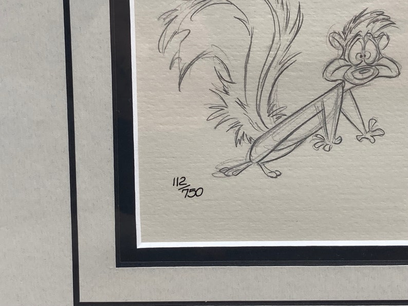 Pepe Le Pew Animation Art Etsy Pepe Le Pew Animation Art Etsy