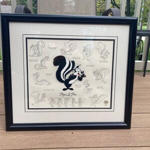 Pepe Le Pew Animation Art Etsy Pepe Le Pew Animation Art Etsy