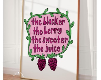 Black Art Print: The Blacker the Berry (Digital Download)