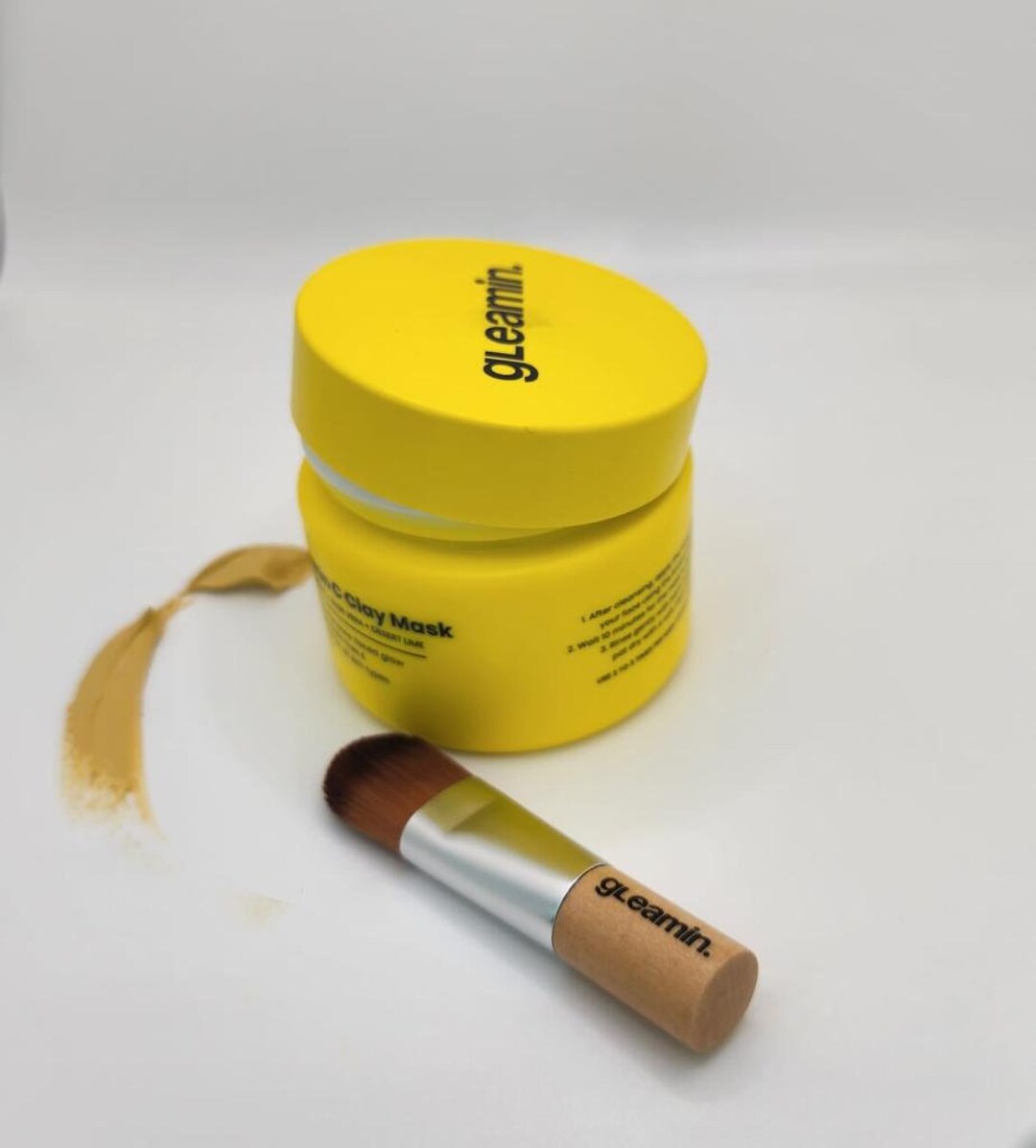 Vitamin C Clay Mask Gleamin Etsy