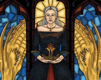 Queen Rhaenyra Targaryen, First of Her Name (Digital Print)