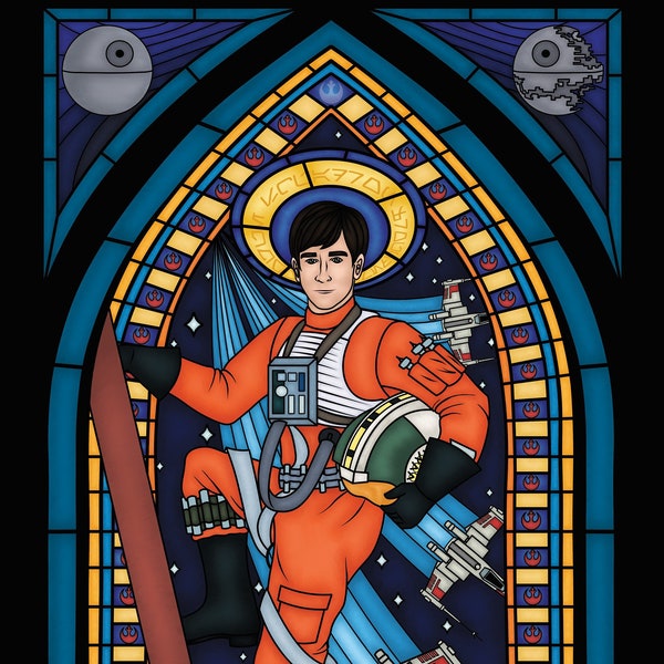 Wedge Antilles, The Fighter Ace (Digital Print)