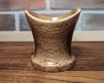 Handmade Small Natural Edge Oak Vase