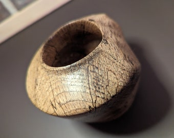 Natural Edge Cup Sized - Lopsided Cauldron/Vase