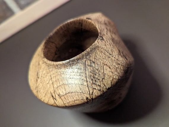 Natural Edge Cup Sized - Lopsided Cauldron/Vase