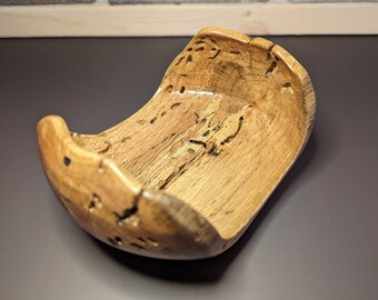 Natural Edge Oak Bowl